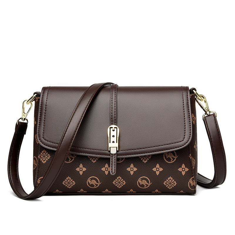 Womens Printed High-Capacity Shoulder Bag