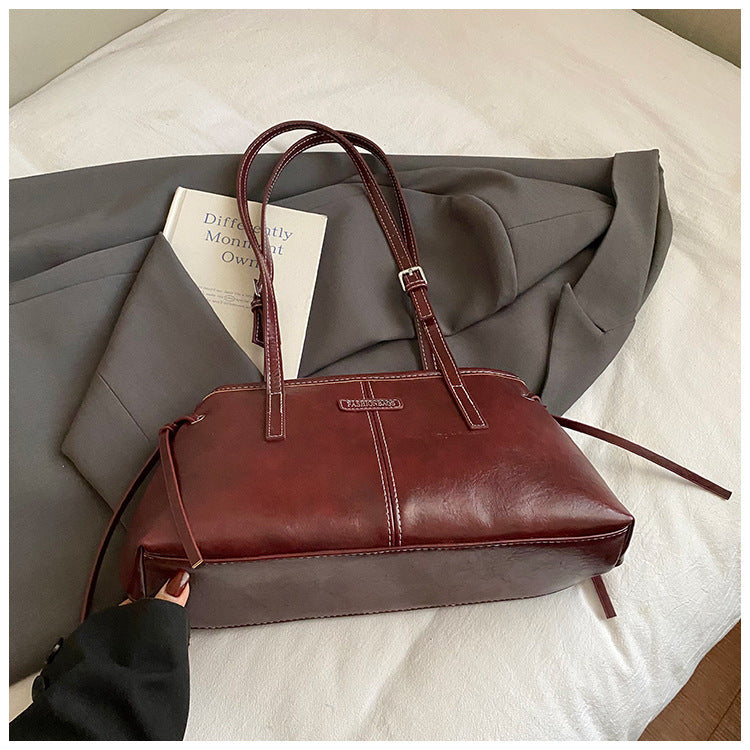 Fashionable Retro Minimalist Womens Shoulder Bag