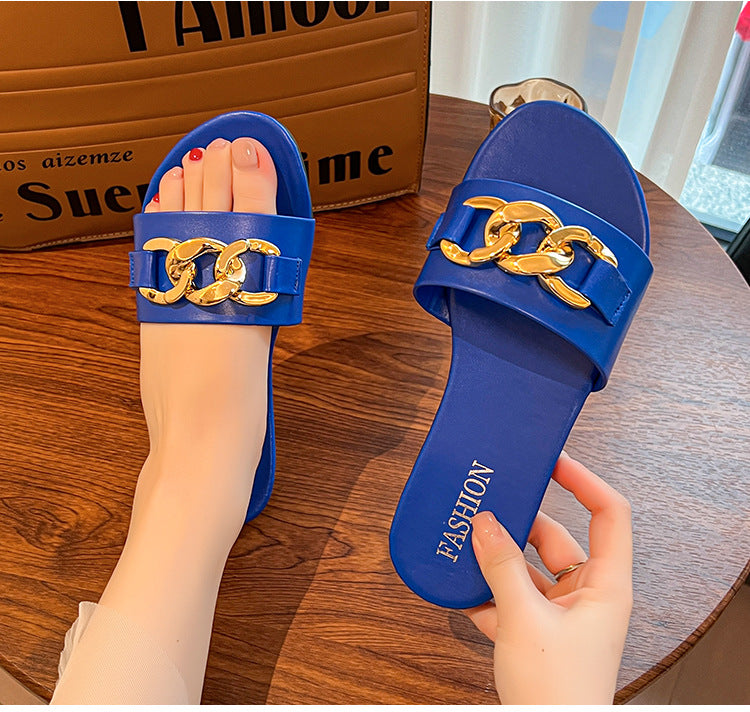 Women's Flat Outdoor Slippers