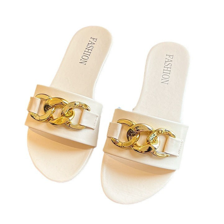 Women's Flat Outdoor Slippers