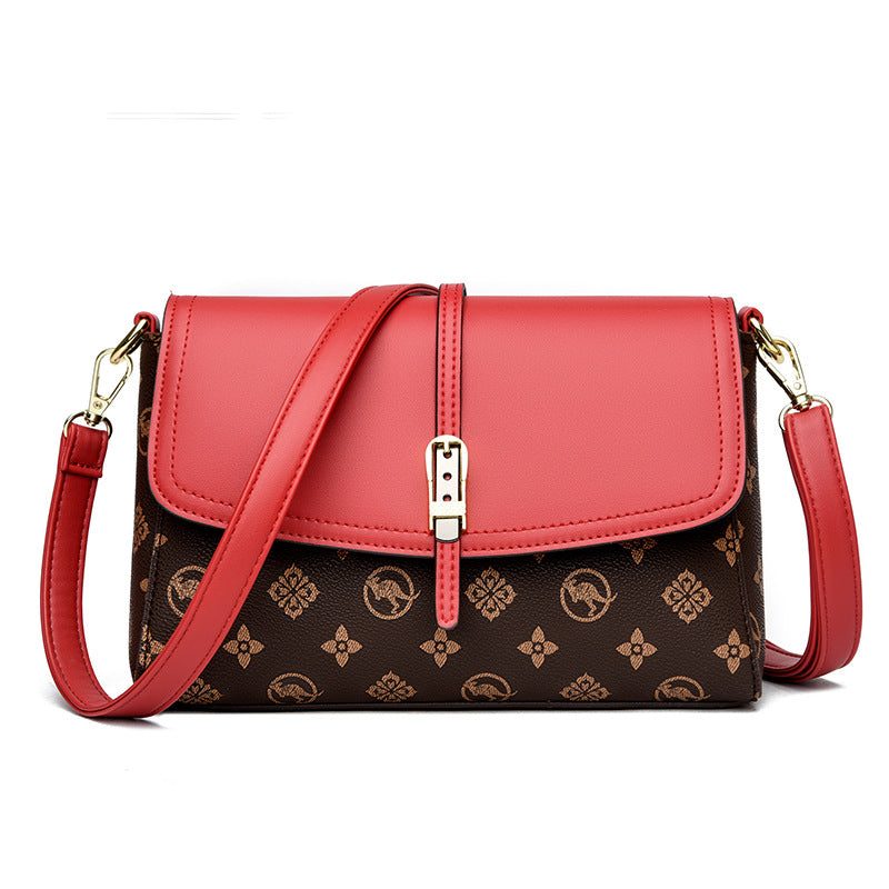 Womens Printed High-Capacity Shoulder Bag