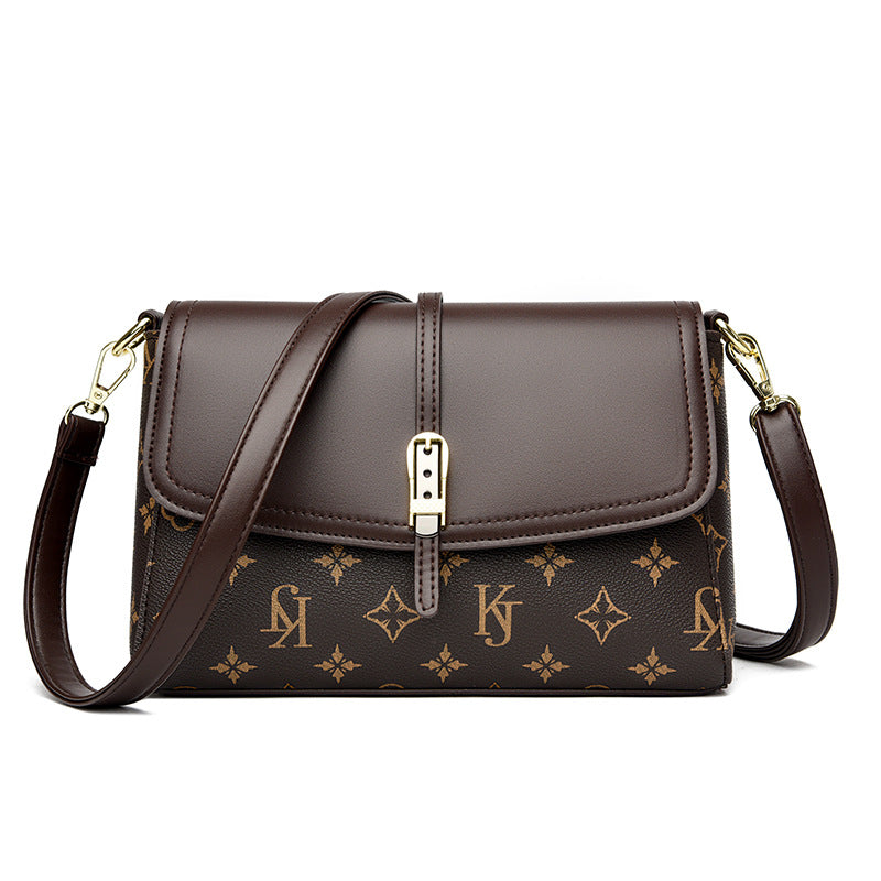 Womens Printed High-Capacity Shoulder Bag