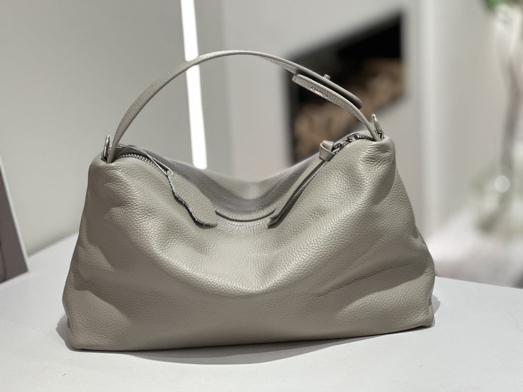 Womens Leather Handbag Premium Matte Suede Cowhide Tote Crossbody Bag