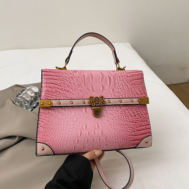 Large-Capacity Womens Handbag With Pattern